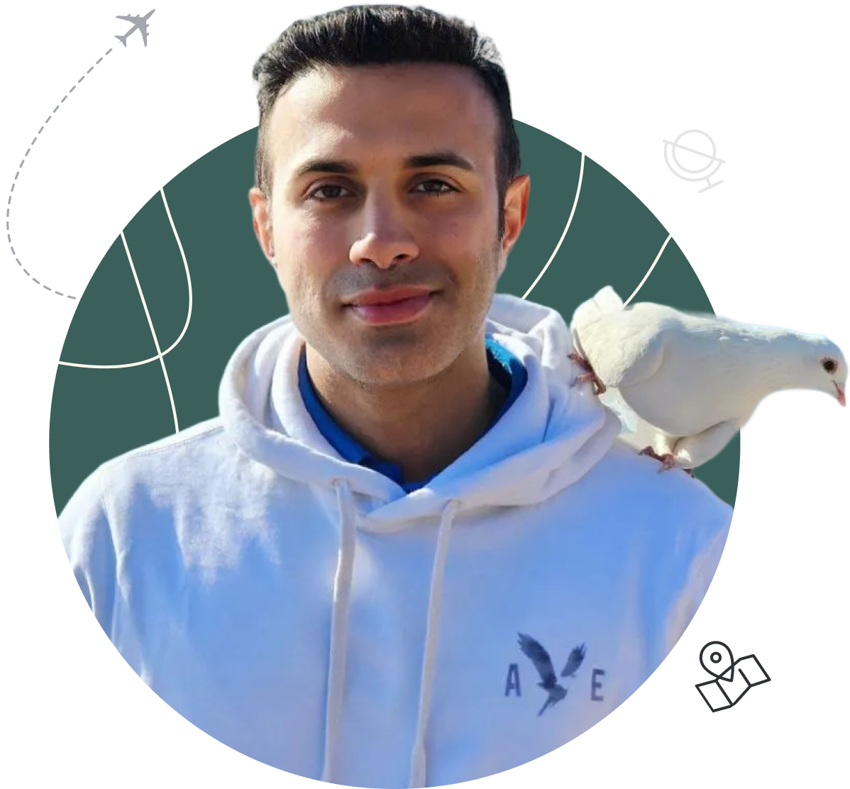 Amir Picture, the man who loves traveling